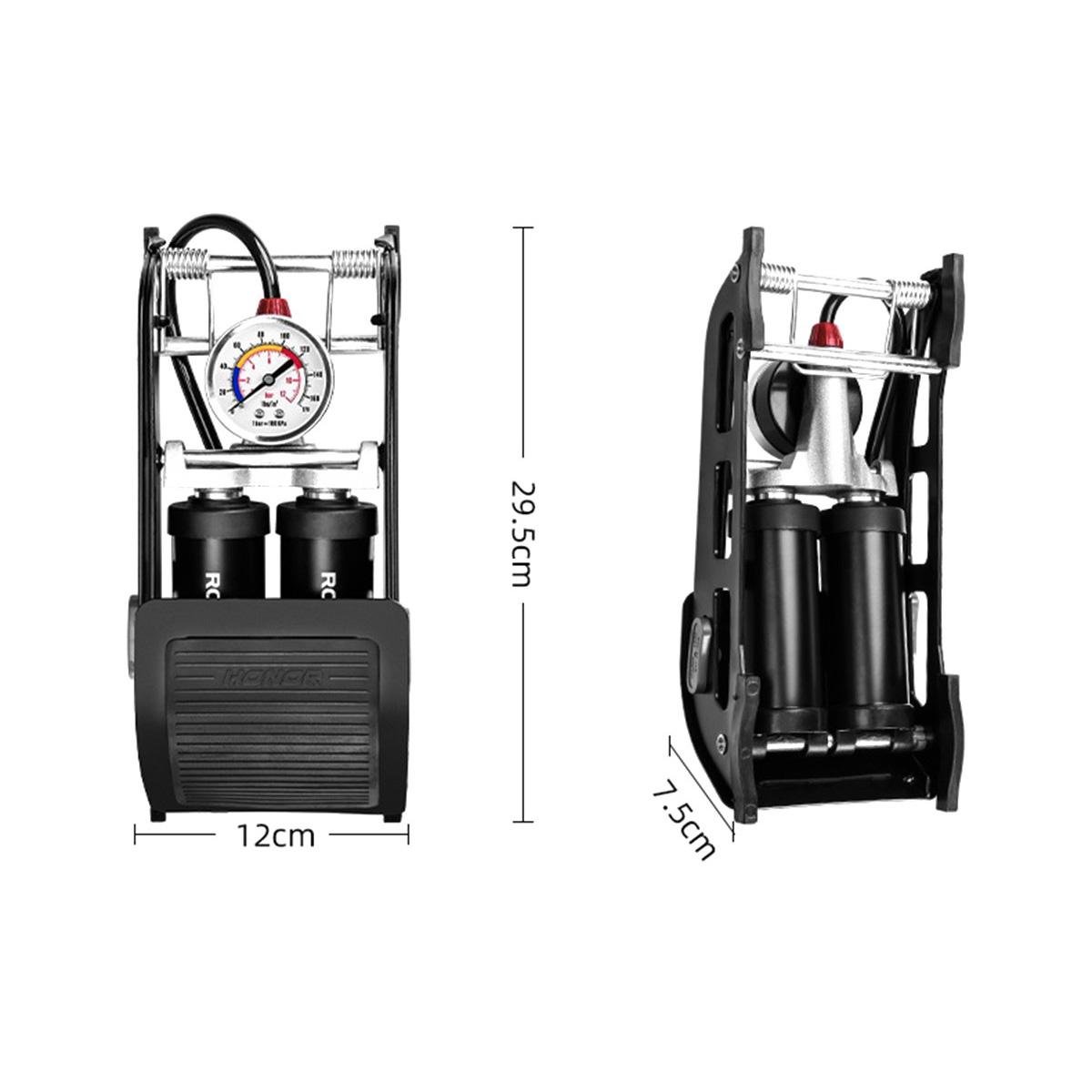 Насос/помпа ножний ROCKBROS FP4411 160 psi/11 бар (RB-FP4411LB-4017) - фото 6