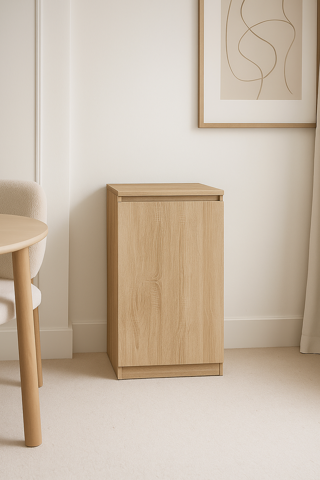 Тумба приліжкова MEBEX 40х40х77,4 см Дуб Сонома (VS3D400DS)