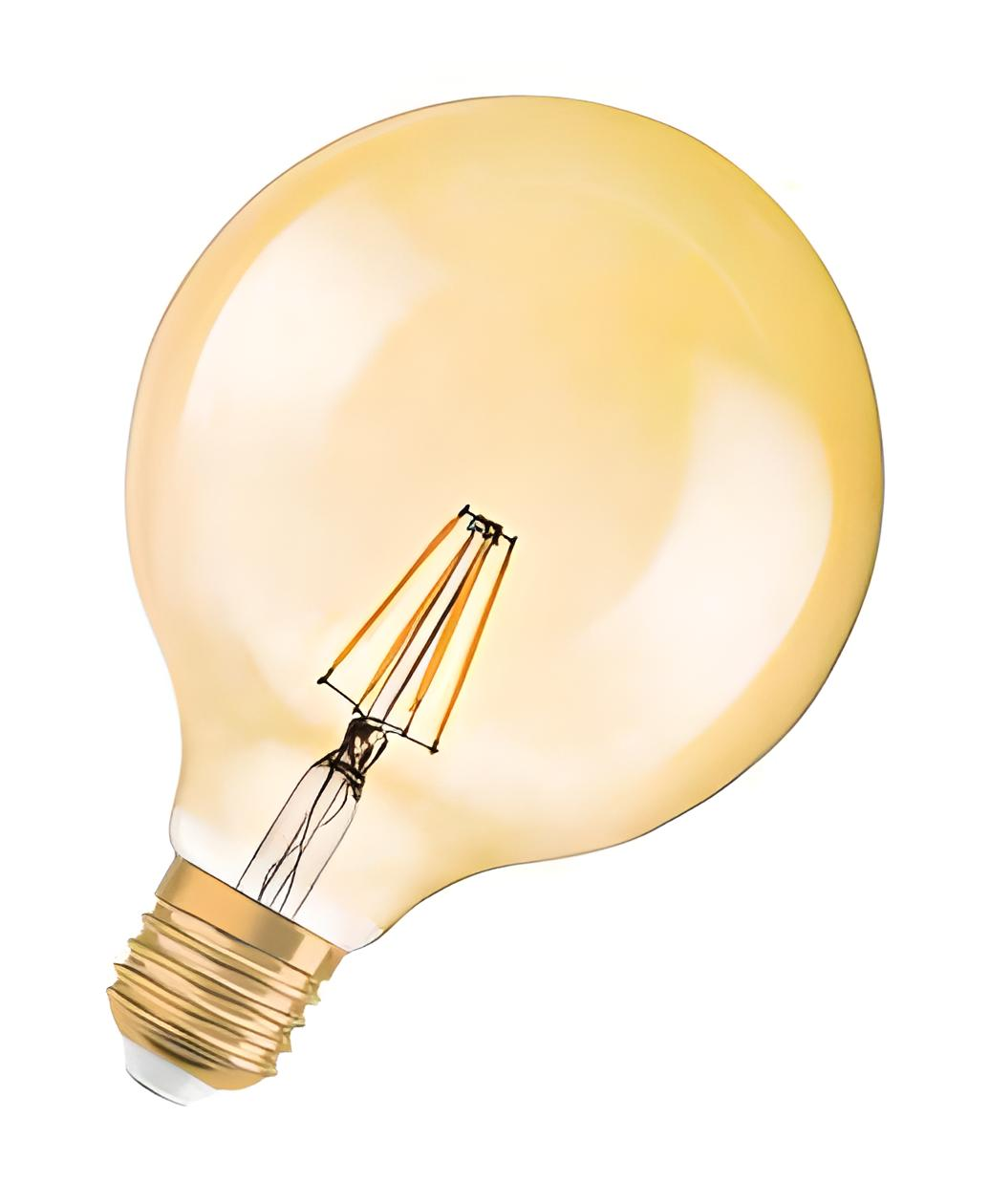 Лампа світлодіодна Osram Vintage 1906 Globe 4W 230 V 380 lm 2400K E27 філаментна (4052899962071)