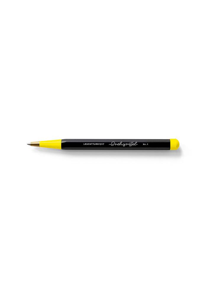 Ручка шариковая Leuchtturm1917 Drehgriffel Bauhaus Edition Черный/Лимонный (366571)
