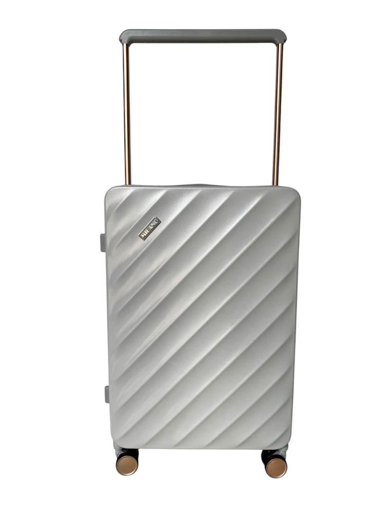Чемодан средний Milano bag 015 поликарбонат M Серебряный
