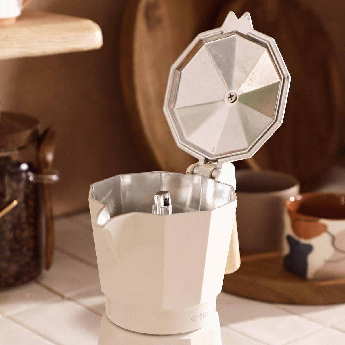 Кофеварка гейзерная Homla MIA MOKKA 300 мл Бежевый (209497) - фото 9