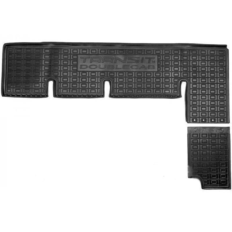 Коврики автомобильные AVTO-Gumm Ford Transit VII '14- 1+2 2-й ряд DoubleCab Черный (12085)