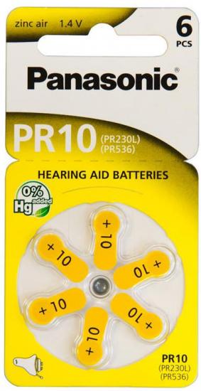Набор батареек воздушно-цинковых Panasonic PR230 6 шт. (ERC-PR-230/6LB) Набор батареек воздушно-цинковых Panasonic PR230 6 шт. (ERC-PR-230/6LB)