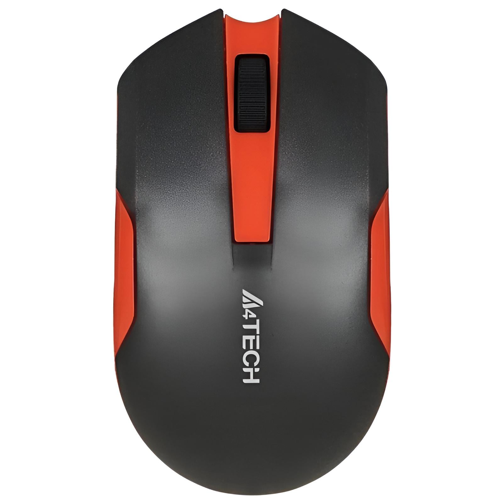 Компьютерная мышка беспроводная A4Tech G3-200N 2,4 ГГц Black/Red (G3-200N Black+Red)