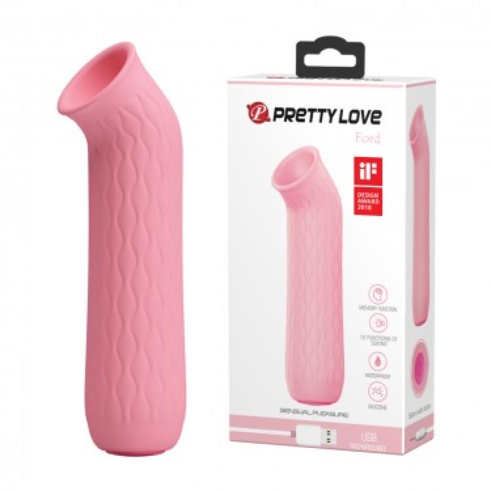 Вакуумный стимулятор Pretty Love Ford Нежно-розовый (PL14547-7)