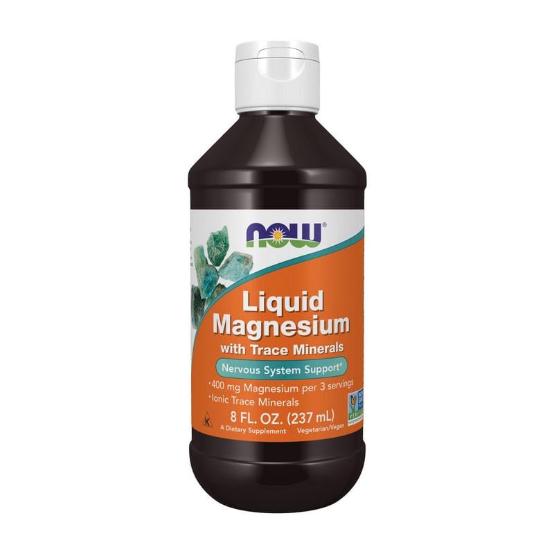 Магний жидкий с микроэлементами NOW Liquid Magnesium 237 мл