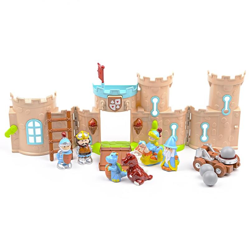 Игровой набор Кукольный замок с фигурками и катапультой (IM426)