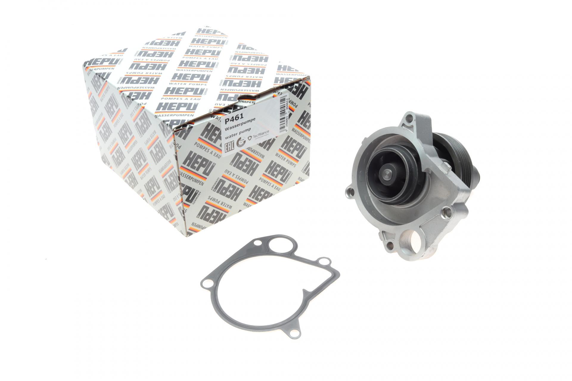 Водяная помпа Hepu BMW 3 E46 320d АКПП 98-01/5 E39 520d 00-03 M47 D20 (P461)