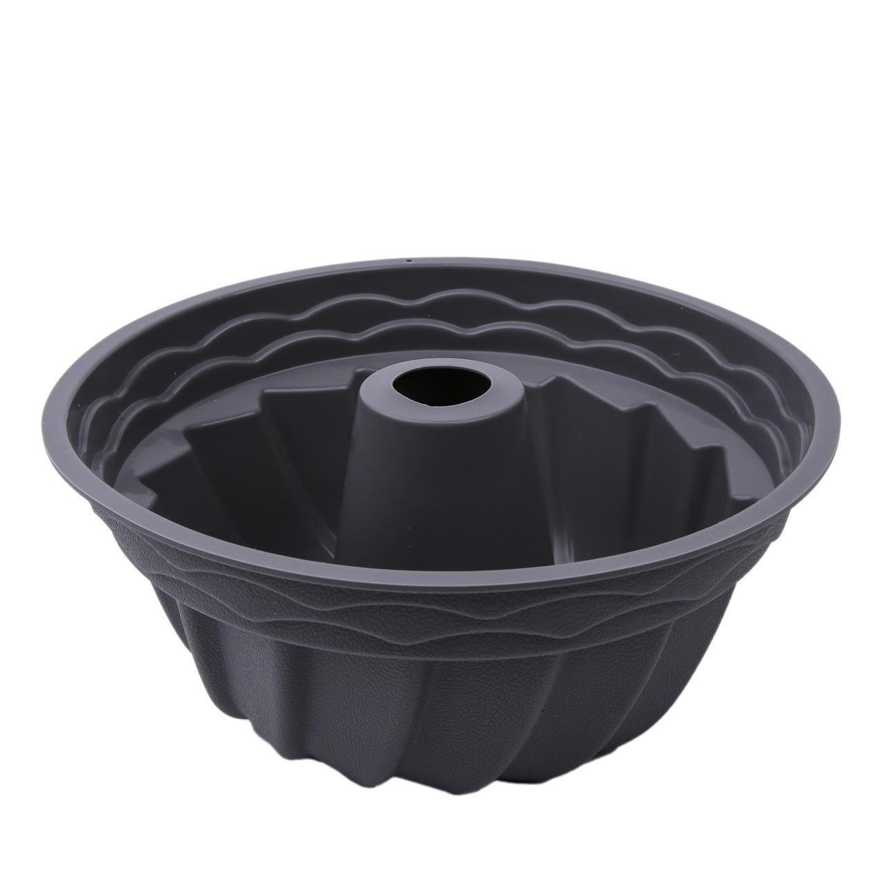 Форма для кекса силиконовая с отверстием посередине 22,5x10см Черный (2356744409) Форма для кекса силиконовая с отверстием посередине 22,5x10см Черный (2356744409)