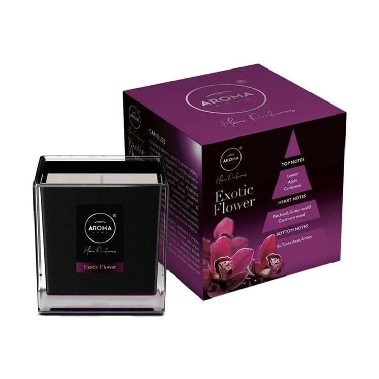 Аромасвічка Aroma Home Black Series Candles Exotic Flower 155 г (83510)