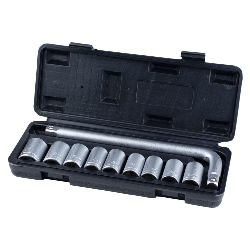 Набор насадок торцевых Grad вороток 1/2" 9 шт. (6003035)