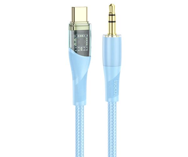Аудио-кабель Hoco UPA25 Type-C to mini Jack 3,5 Blue