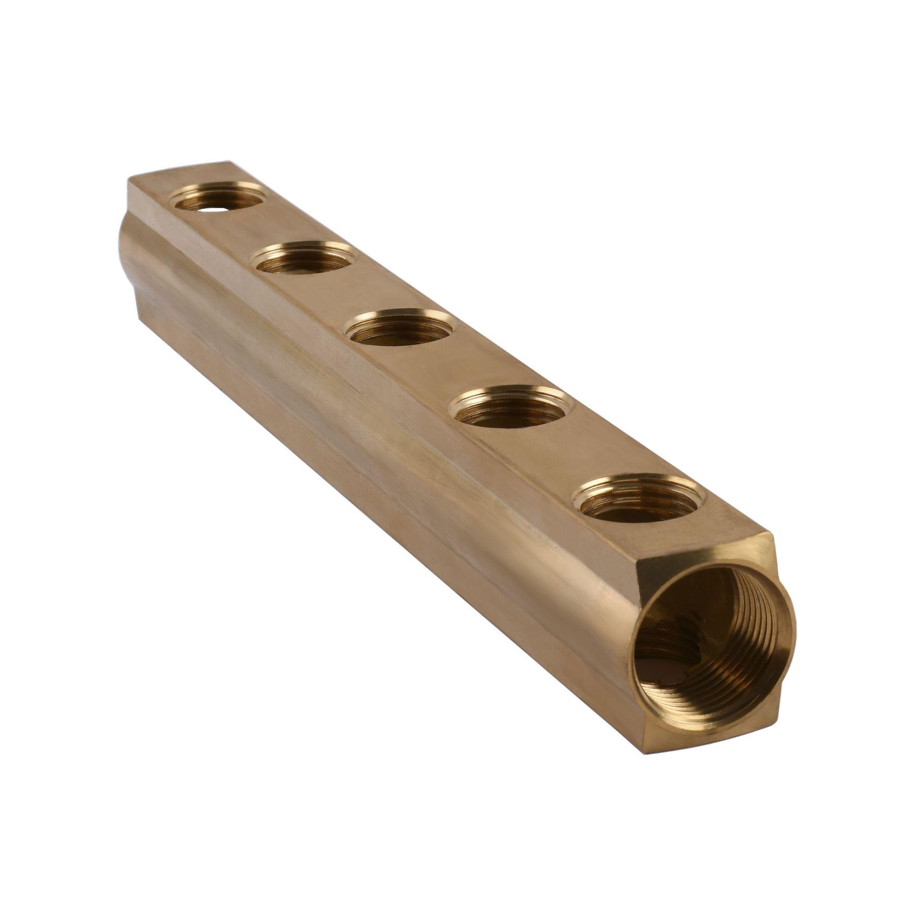 Колектор Cristal 3/4х1/2″ 5-ий простий NM-1011 (000001365) - фото 2 Колектор Cristal 3/4х1/2″ 5-ий простий NM-1011 (000001365) - фото 2