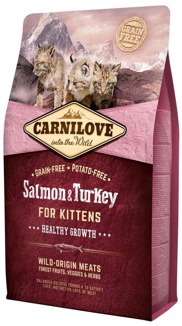 Корм беззерновой для котят Carnilove Cat Salmon & Turkey Kitten 2 кг (1789920045)