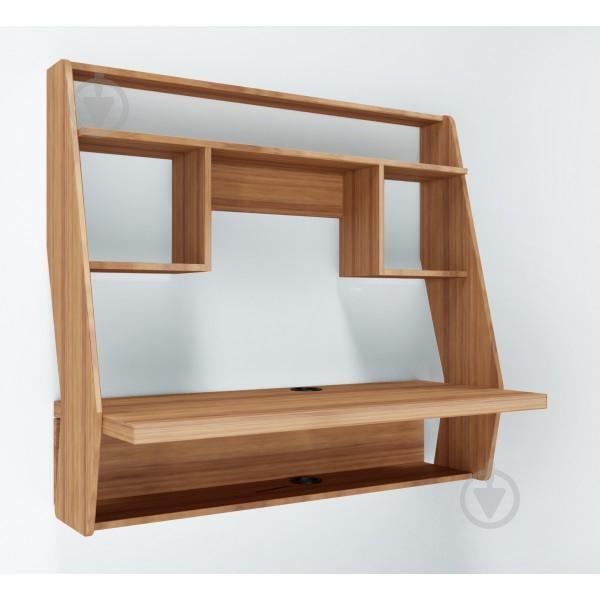 Навісний комп'ютерний стіл Comfy Home AirTable-III LB (горіх)