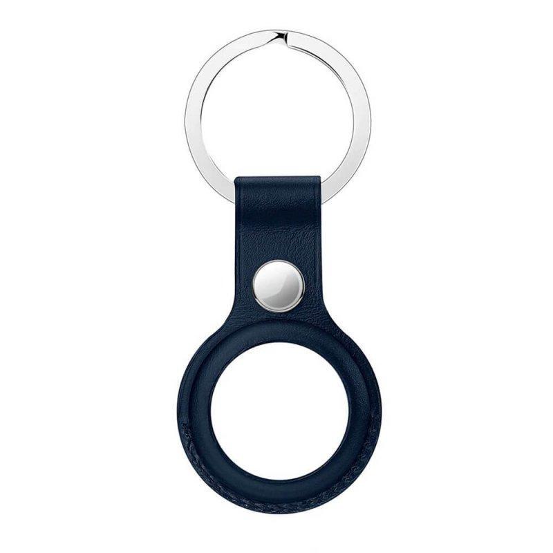 Кожаный брелок с кольцом Apple Leather Key Ring for AirTag, Baltic Blue (HC) - фото 2 Кожаный брелок с кольцом Apple Leather Key Ring for AirTag, Baltic Blue (HC) - фото 2