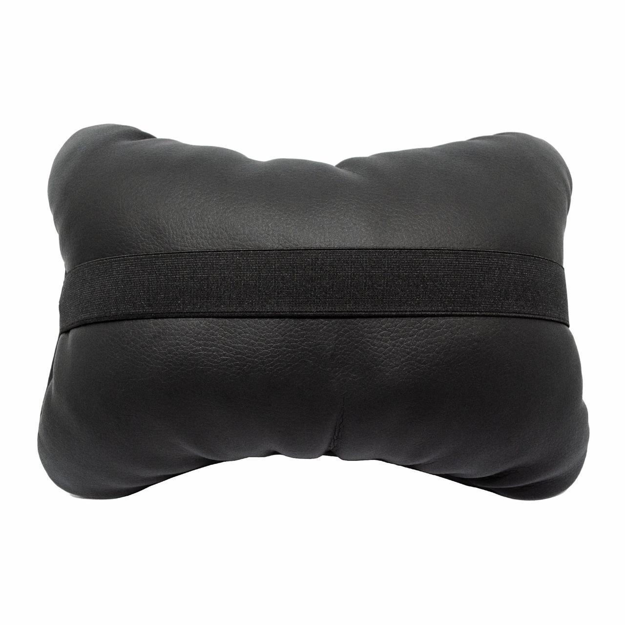 Подушка автомобильная Avtolife BMW для шеи из экокожи Черный (AVT-LBL-01) - фото 2