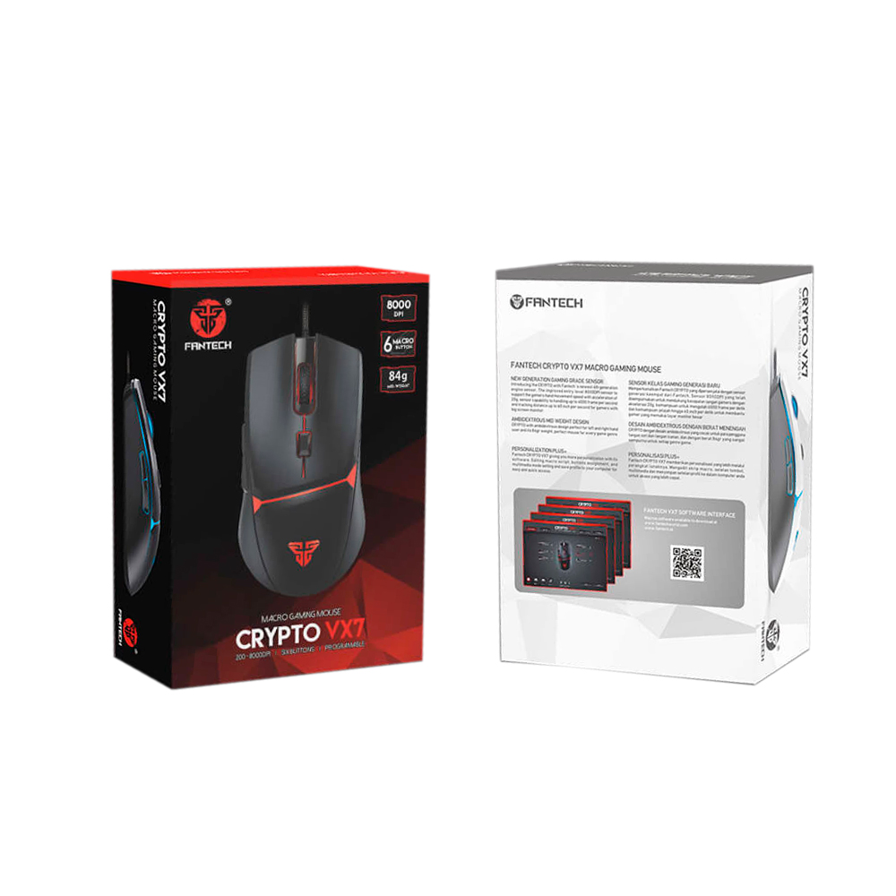 Мышь проводная игровая crypto vx7 6 кнопок 200 8000 dpi led подсветка rgb 1,8 м (YUT_V3262) - фото 5 Мышь проводная игровая crypto vx7 6 кнопок 200 8000 dpi led подсветка rgb 1,8 м (YUT_V3262) - фото 5