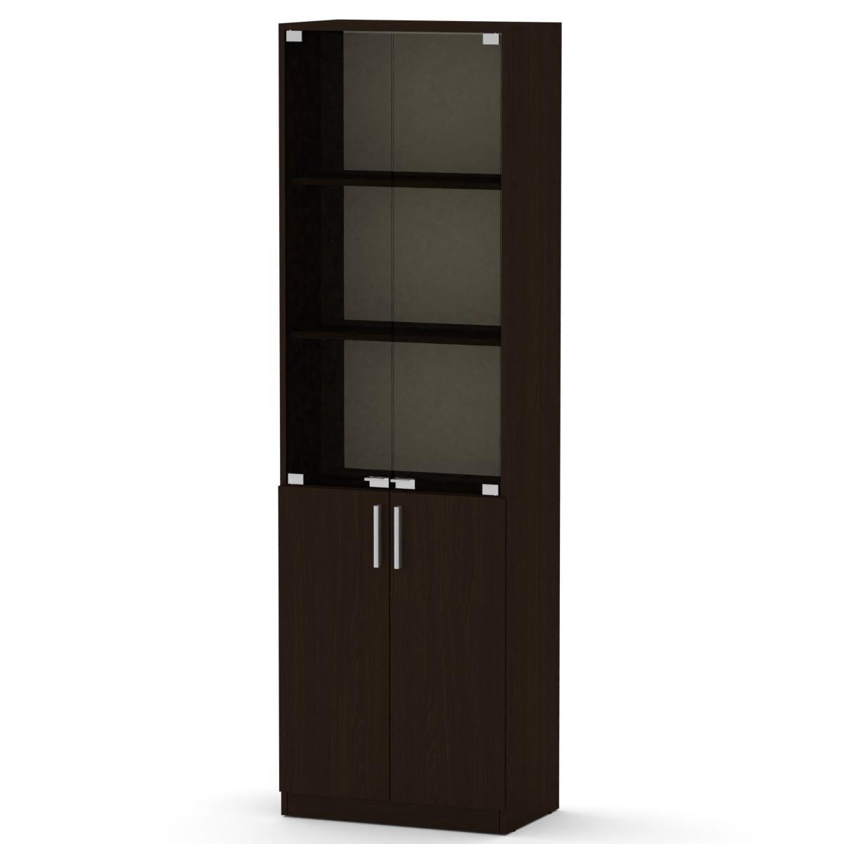 Пенал зі склом Компаніт КШ-6 Венге