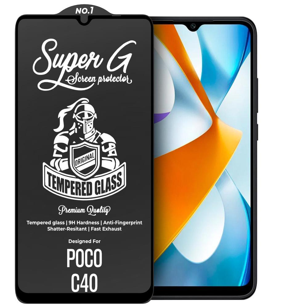 Защитное стекло Super G Xiaomi Poco C40 (36036) Защитное стекло Super G Xiaomi Poco C40 (36036)