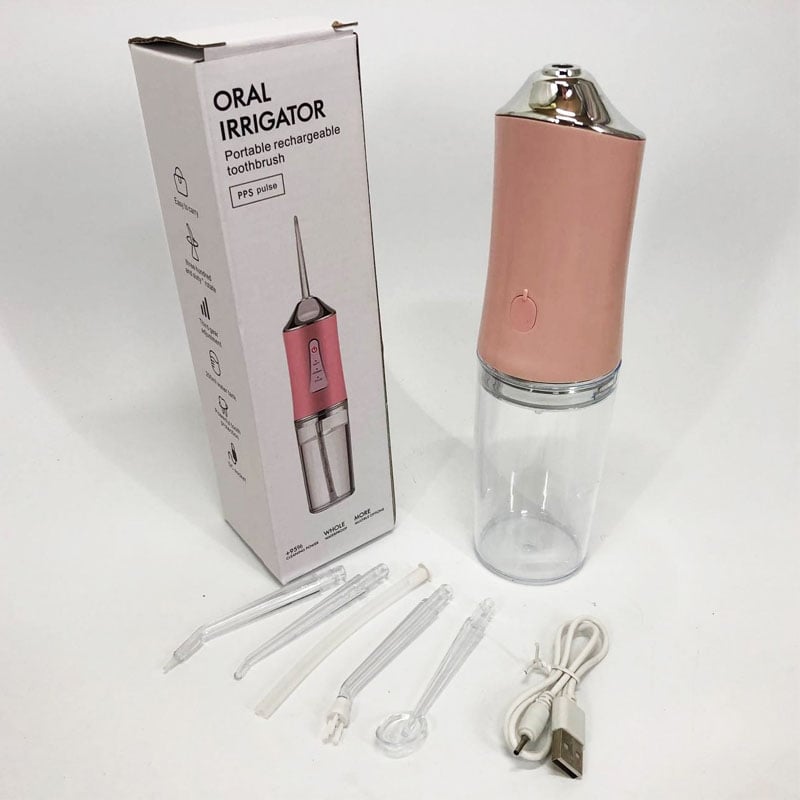 Іригатор Portable Oral Irrigator для зубів та порожнини рота Pink (tf7077) - фото 10 Іригатор Portable Oral Irrigator для зубів та порожнини рота Pink (tf7077) - фото 10