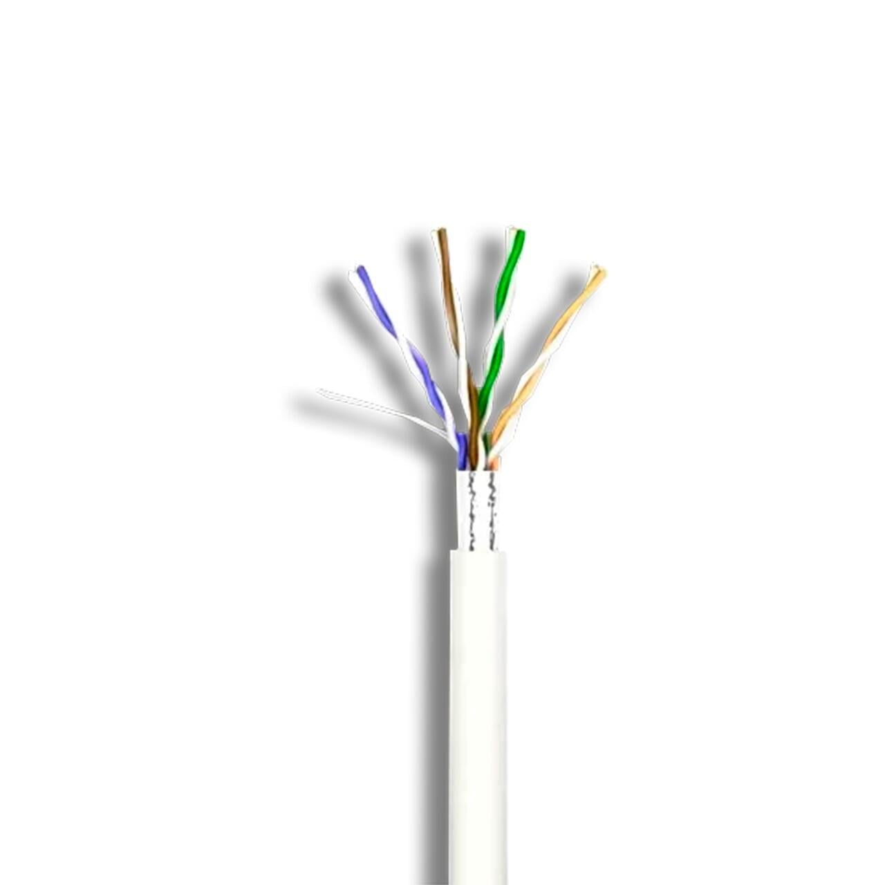 Кабель мережевий Одескабель КПВЕ-ВП 4x2x0.48 F/UTP Cat5e SL 305 м внутрішній (32709238)