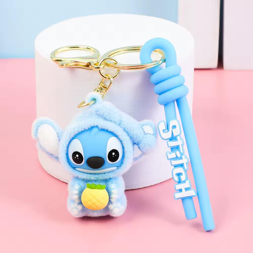 Брелок на ключи или сумку Labubu Stitch