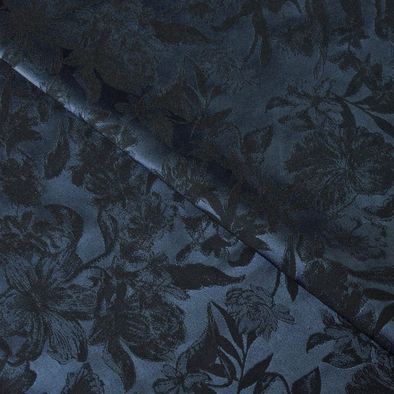 Тканина костюмна IDEIA Ірма жакард 1,5 м Темно-синій (2200004147079)