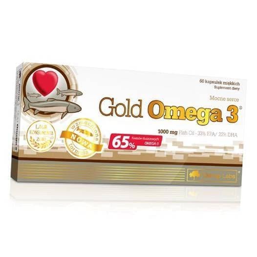Рыбий жир Омега 3 Olimp Nutrition Gold Omega 3 60 гел капс. (67283003)