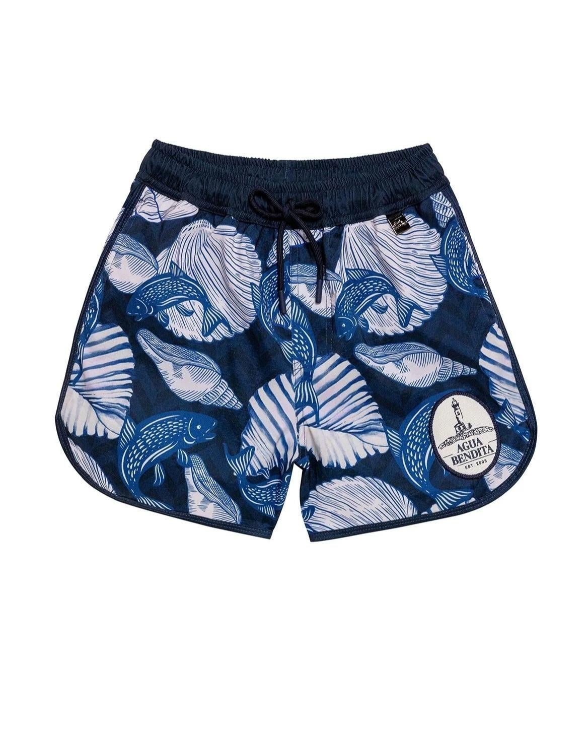 Шорты пляжные детские Agua Bendita р. 8 Синий (19377)
