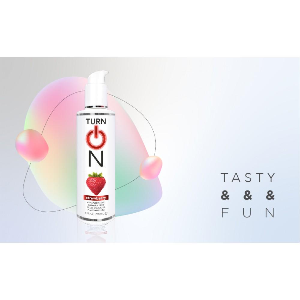 Съедобный лубрикант WET Yummy Strawberry Flavored Lube 178 мл - фото 10
