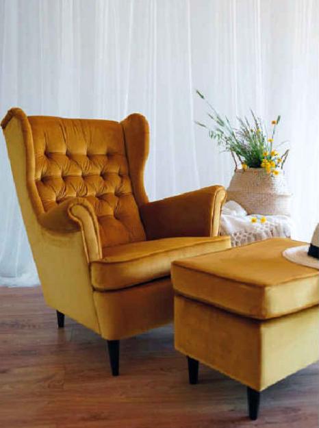 Кресло Harry Velvet Кари/Венге (HARRYV68W) - фото 3