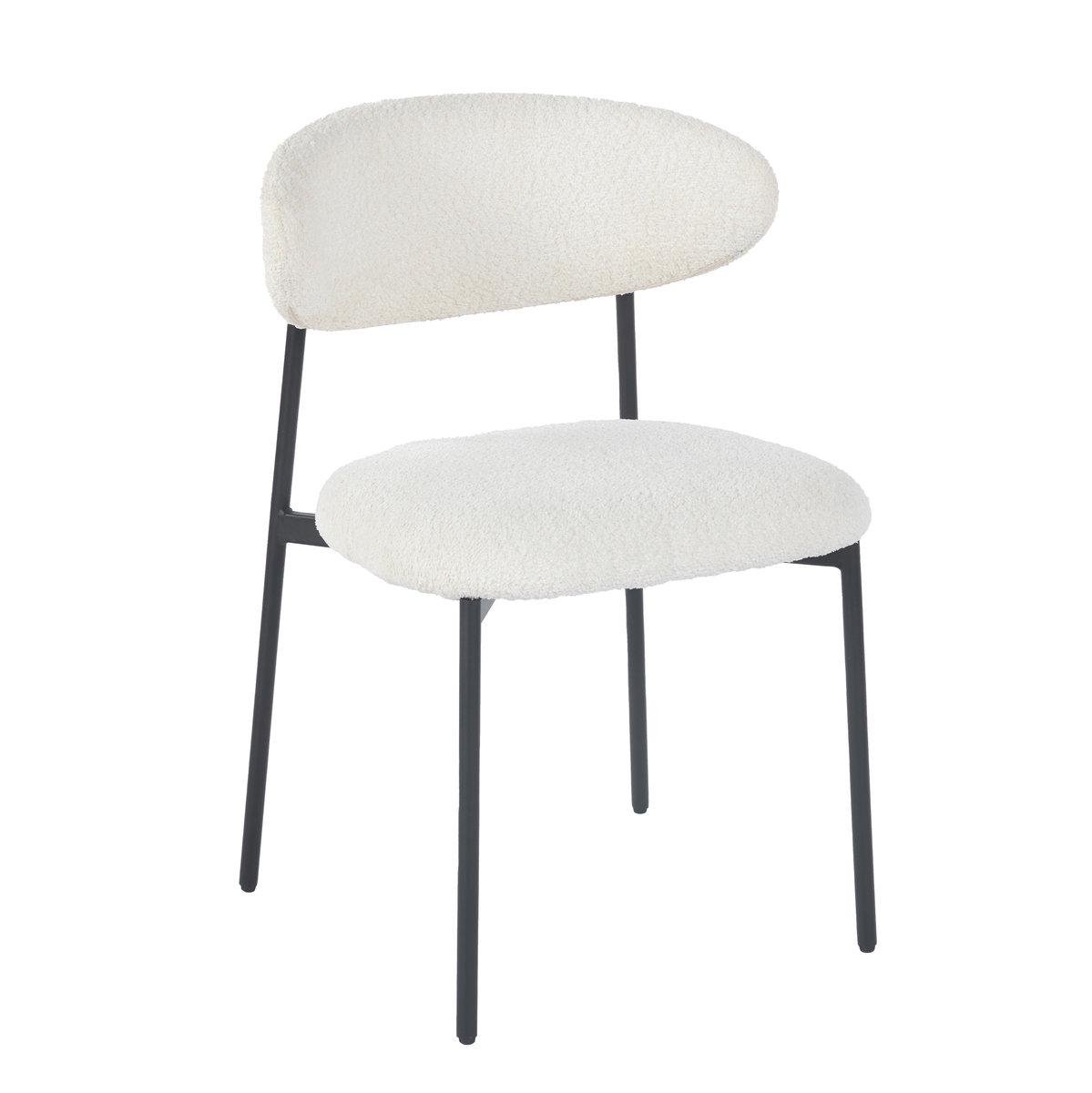 Стул Intarsio Amanda ткань Черный/Белый (AMANDAWH) Стул Intarsio Amanda ткань Черный/Белый (AMANDAWH)