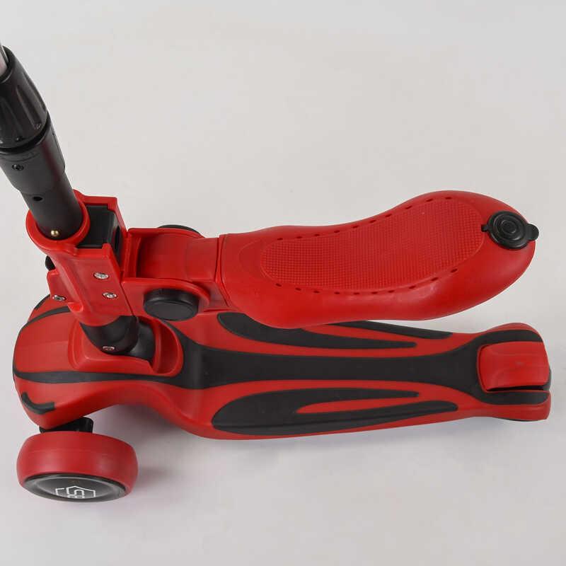 Самокат триколісний із сидінням Best Scooter MAXI 3 колеса PU зі світлом d 12 см (ST-18003) - фото 5 Самокат триколісний із сидінням Best Scooter MAXI 3 колеса PU зі світлом d 12 см (ST-18003) - фото 5