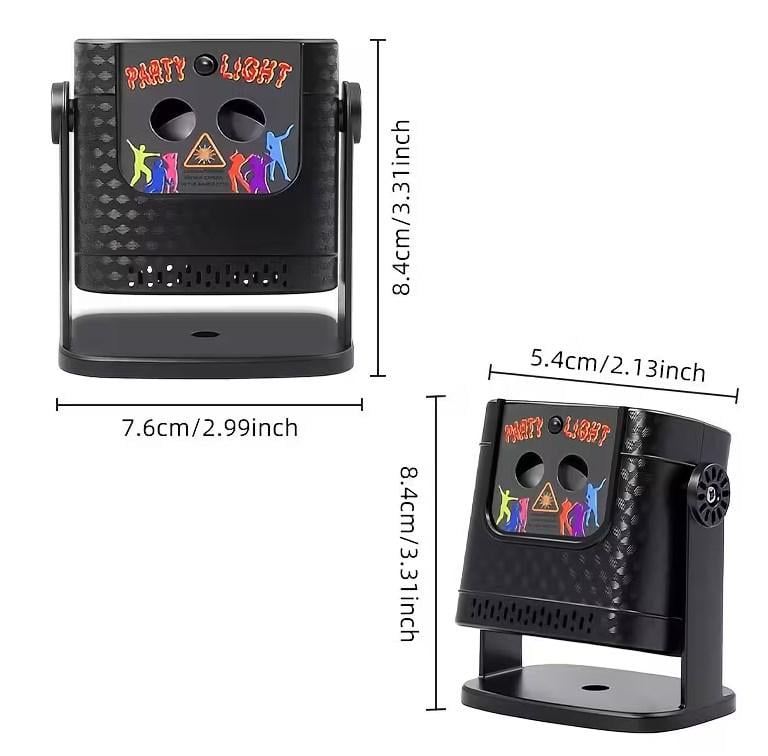 Стробоскоп для танцпола Диско-Вечерка 60 комбинаций/шаблонов (1599) - фото 8 Стробоскоп для танцпола Диско-Вечерка 60 комбинаций/шаблонов (1599) - фото 8