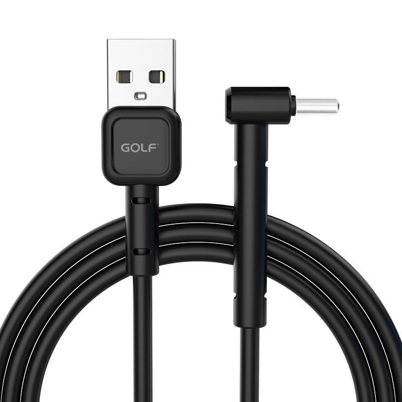 Кабель синхронізації Golf GC-69 USB-Lightning 3 A 1 м Black (3_05482)