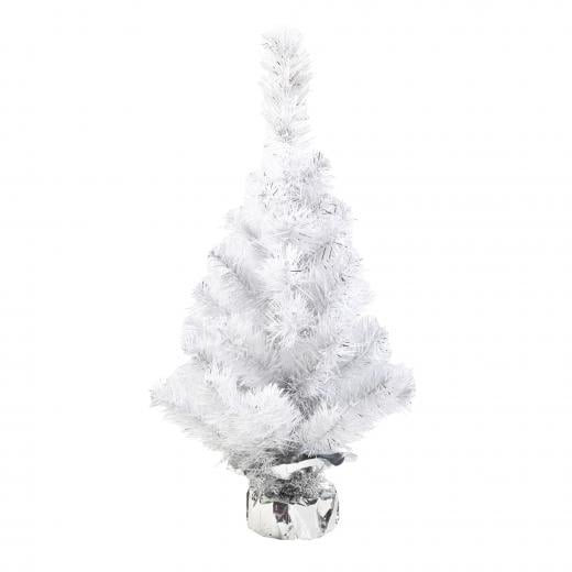 Искусственная елка Тайговая пушистая 0,6 м Белый (22456975186)