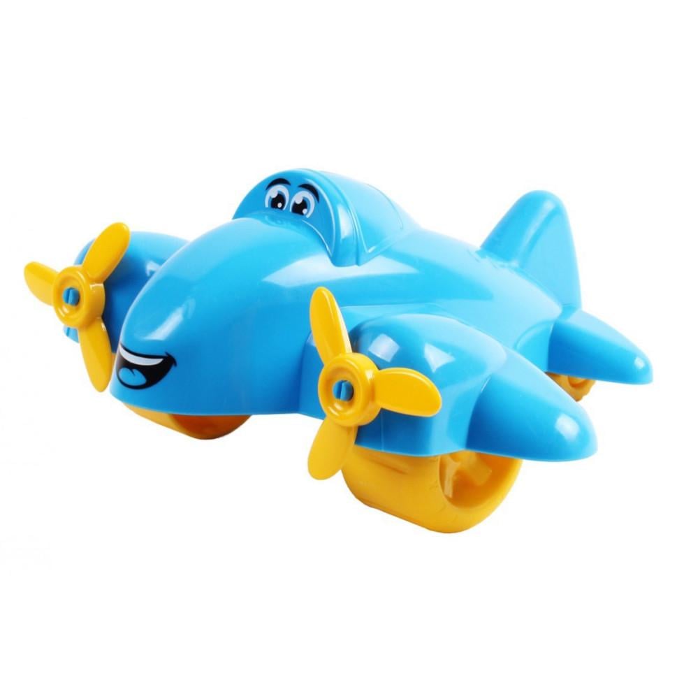 Літак іграшковий ТехноК від 3 років 20x20x10 см Різнокольоровий (IM-176-M-492)