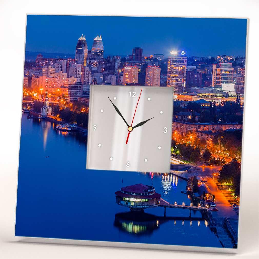 Часы настенные с изображением WonderCloud Днепр 260x260 мм (C04091)
