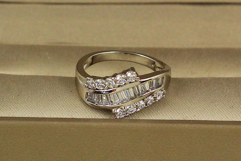 Кольцо Xuping Jewelry байка 11 мм р. 16 Серебристый (26921690)