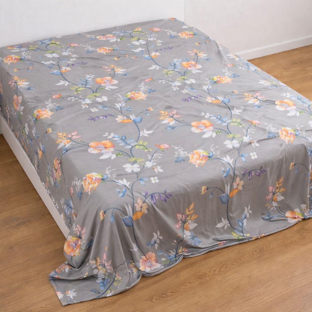 Простирадло PaniPava Floral Mist бязь 150х220 см (207946320) Простирадло PaniPava Floral Mist бязь 150х220 см (207946320)