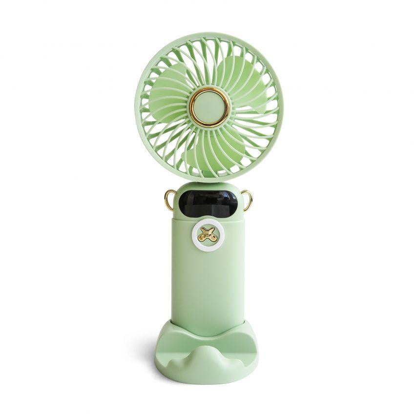 Вентилятор портативный DS 68 1200 mAh гeen
