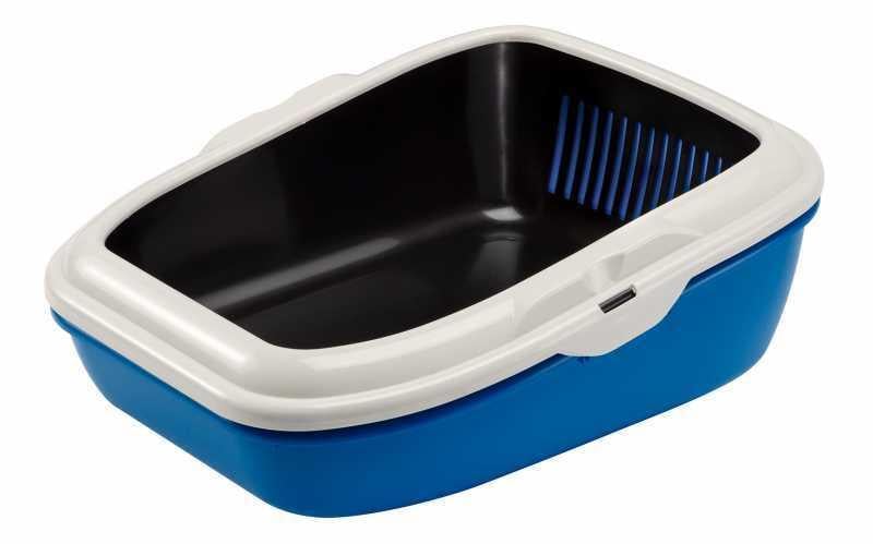 Лоток для кішок Ferplast Birba 55,5х45,5х22 см Синій (72049099) Лоток для кішок Ferplast Birba 55,5х45,5х22 см Синій (72049099)