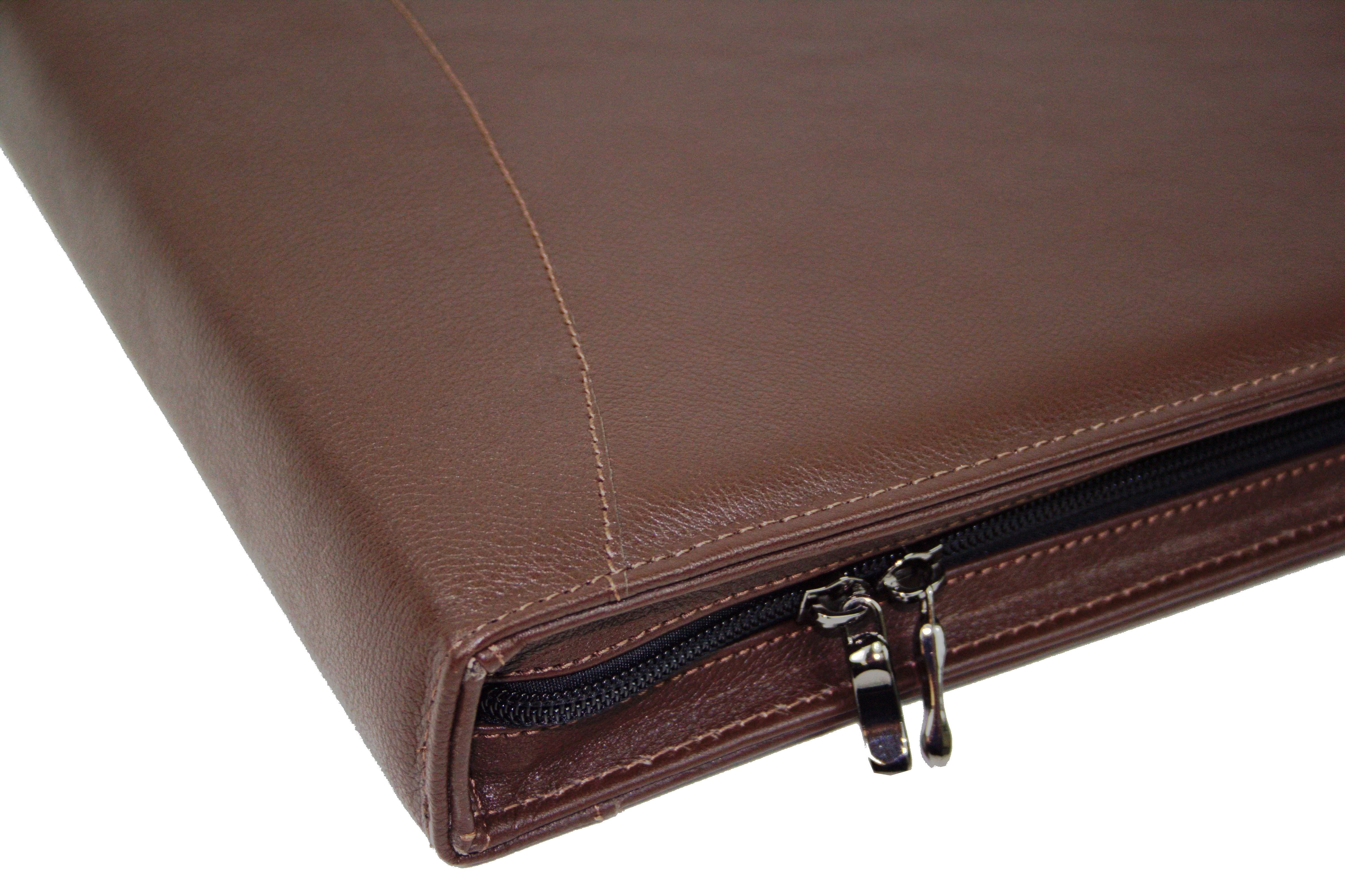 Папка деловая Portfolio для документов кожаная Коричневый (Port1003 brown) - фото 4 Папка деловая Portfolio для документов кожаная Коричневый (Port1003 brown) - фото 4