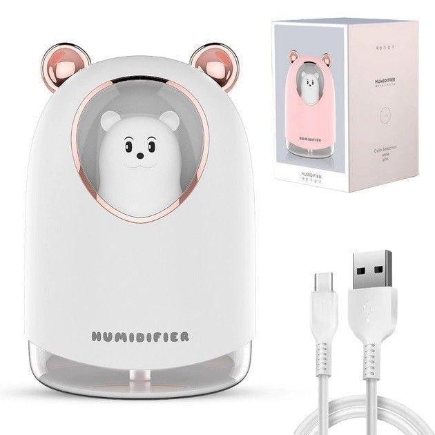 Зволожувач повітря компактний Humidifier H20 ароматизатор безшумний (8023)