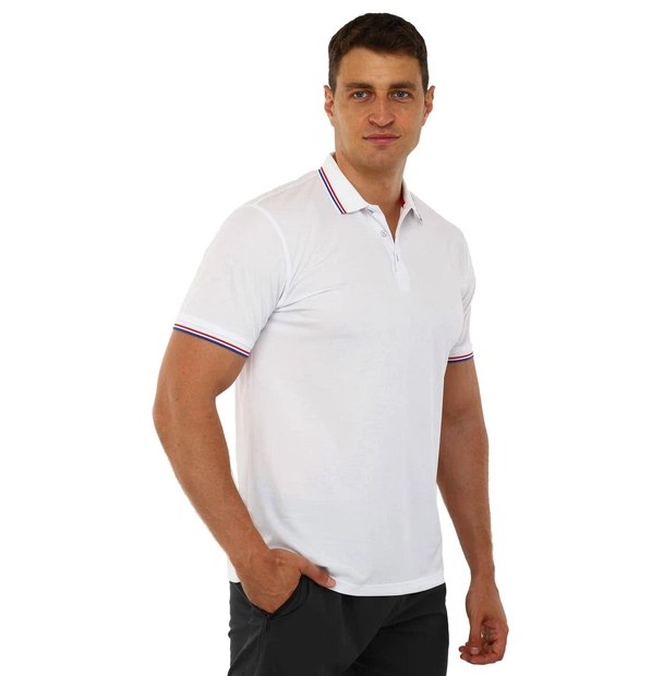 Футболка поло LIDONG LD-4003 L Білий