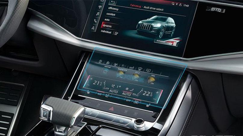 Захисне скло Pixsel гібридне матове на клімат Audi Q8/SQ8/RSQ8 10,2“ 2018-2022