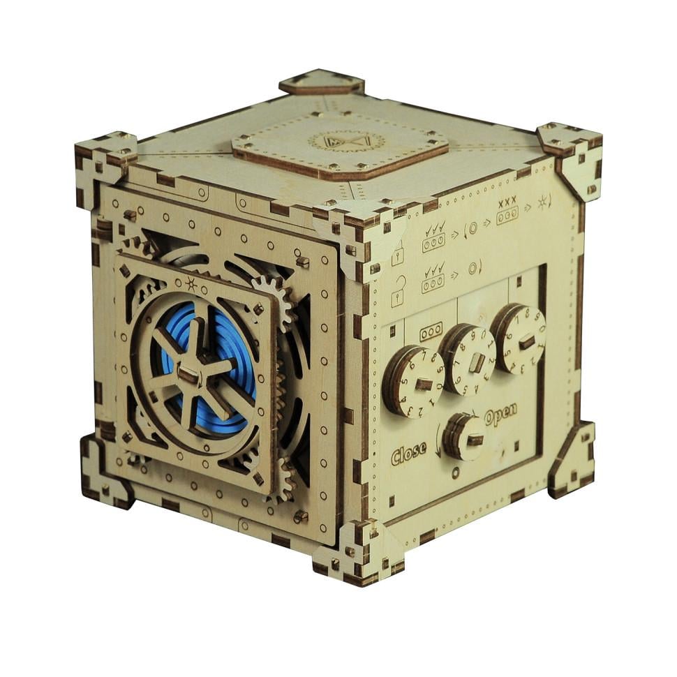Конструктор дерев'яний Lockbox Time for Machine T4M380307 Синій
