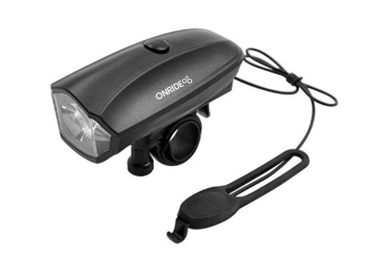 Ліхтар з електронним сигналом OnRide Lightbell 2в1 Micro USB 45 lm 700 mAh (2523644244)